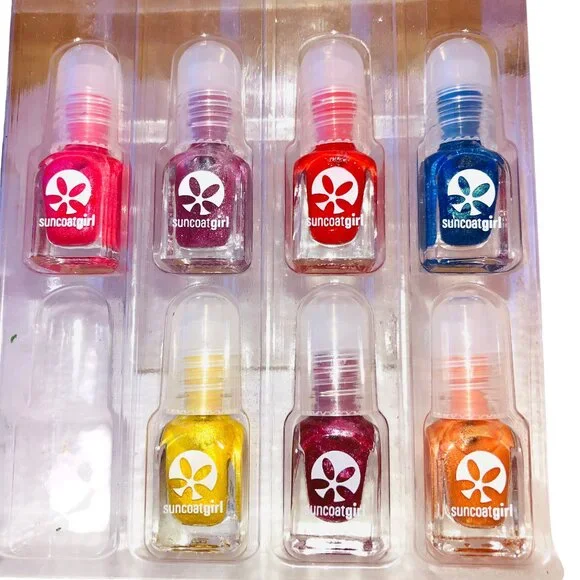 Suncoat Girl Water-Based Nail Polish 8 with File & Stickers - Picture 7 of 8